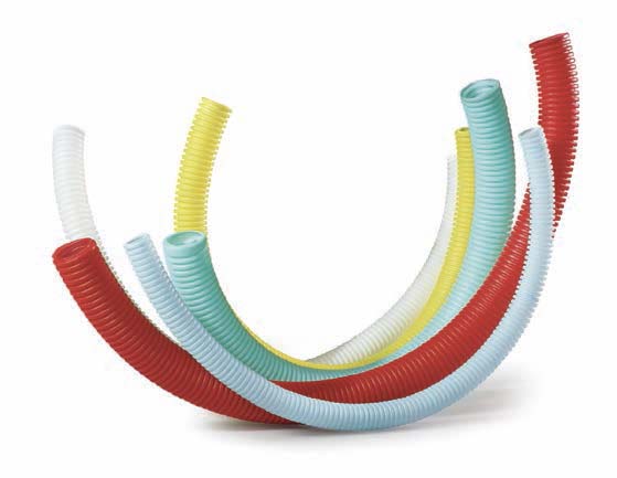 Corrugated flexible conduits