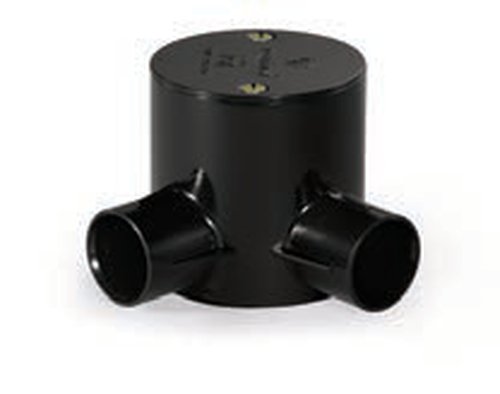 Deep Circular Box Angle 2 Way with Lid & Screw