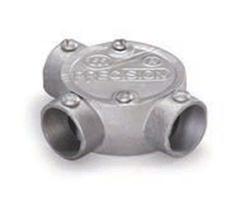 G.I. Circular Box Tee 3 Way Screw Type