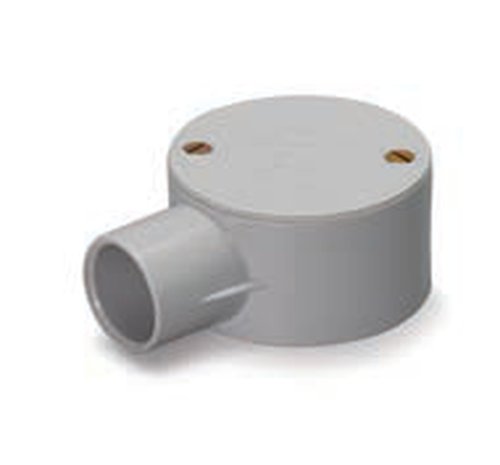 Circular Box Terminal 1 Way with Lid & Screw