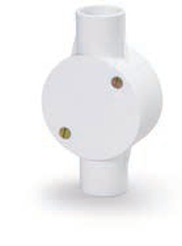 Circular Box Through 2 Way with Lid & Screw